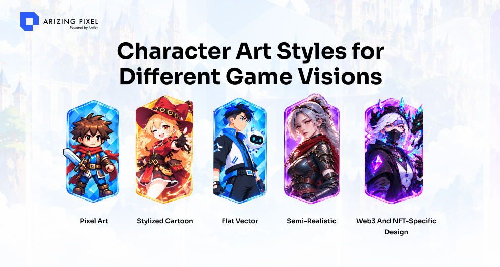 Character Art Styles for Different Game Visions